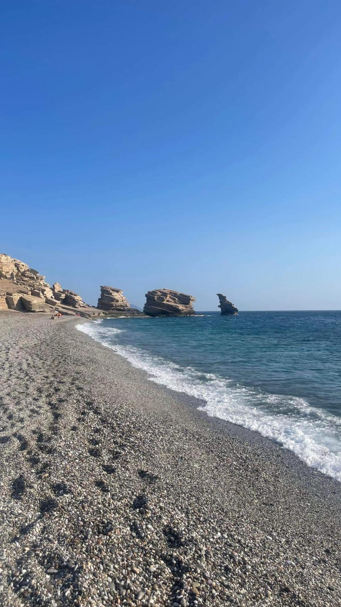 Almyrida Sands Luxury Stone Villa Xirostérnion エクステリア 写真