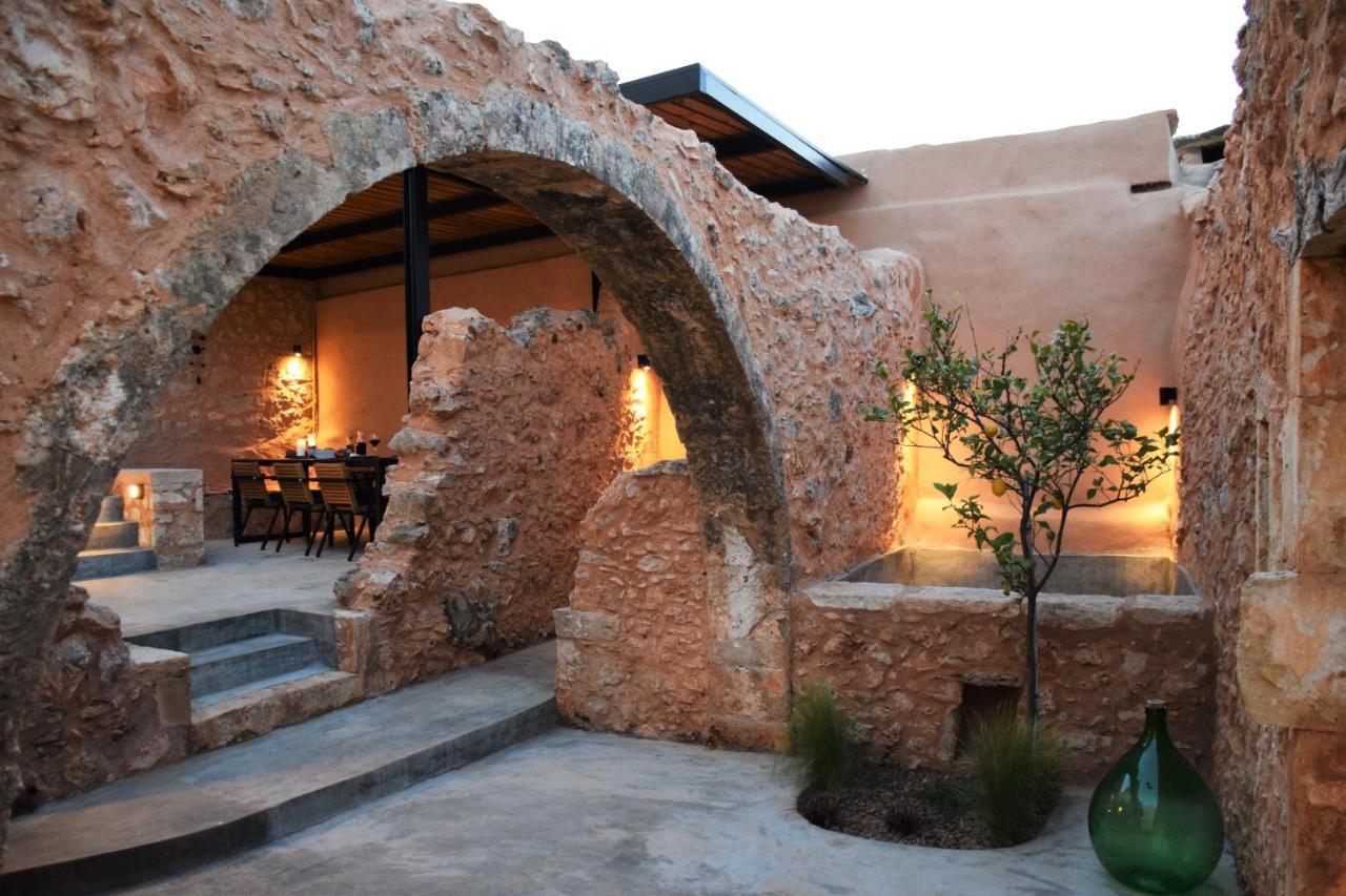 Almyrida Sands Luxury Stone Villa Xirostérnion エクステリア 写真