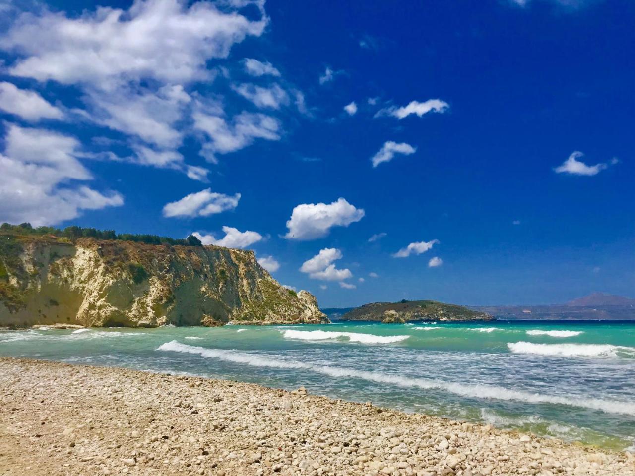 Almyrida Sands Luxury Stone Villa Xirostérnion エクステリア 写真
