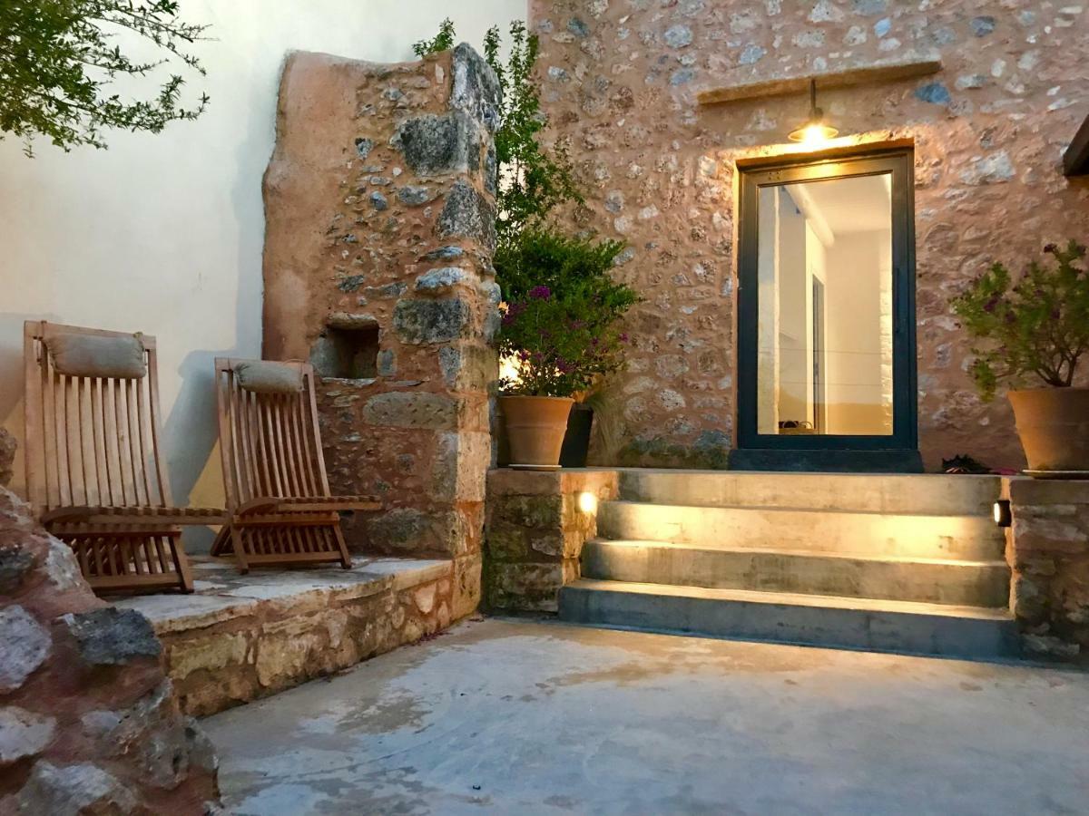 Almyrida Sands Luxury Stone Villa Xirostérnion エクステリア 写真