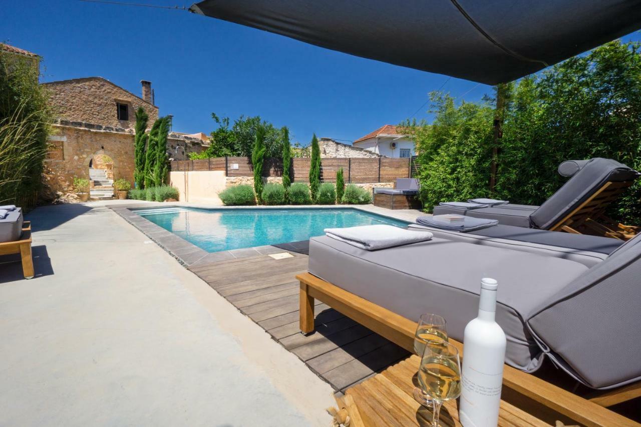 Almyrida Sands Luxury Stone Villa Xirostérnion エクステリア 写真